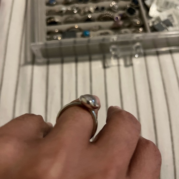 Pandora Clear CZ Poetic Droplet Ring size 58 - Picture 4 of 5